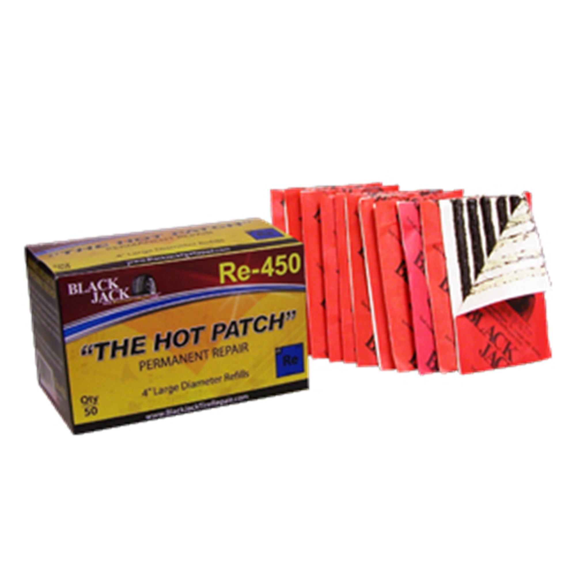 BlackJack Tire Supplies Large Diameter Refills — 4in., 50 Pcs, Model# BLJRE-450